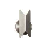 Pirouette Wall Light: V1 + Satin Nickel + Satin Nickel
