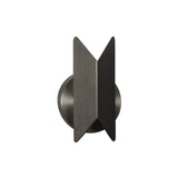 Pirouette Wall Light: V1 + Satin Graphite + Satin Graphite