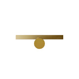 Calée Wall Light: VH + Satin Brass + Satin Brass