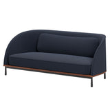 Arc Sofa 3 Seater: Natural Walnut
