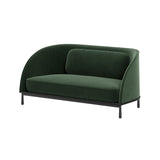 Arc Sofa Two Seater: Black Oak