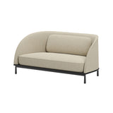 Arc Sofa Two Seater: Black Oak