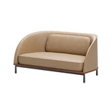 Arc Sofa Two Seater: Natural Walnut