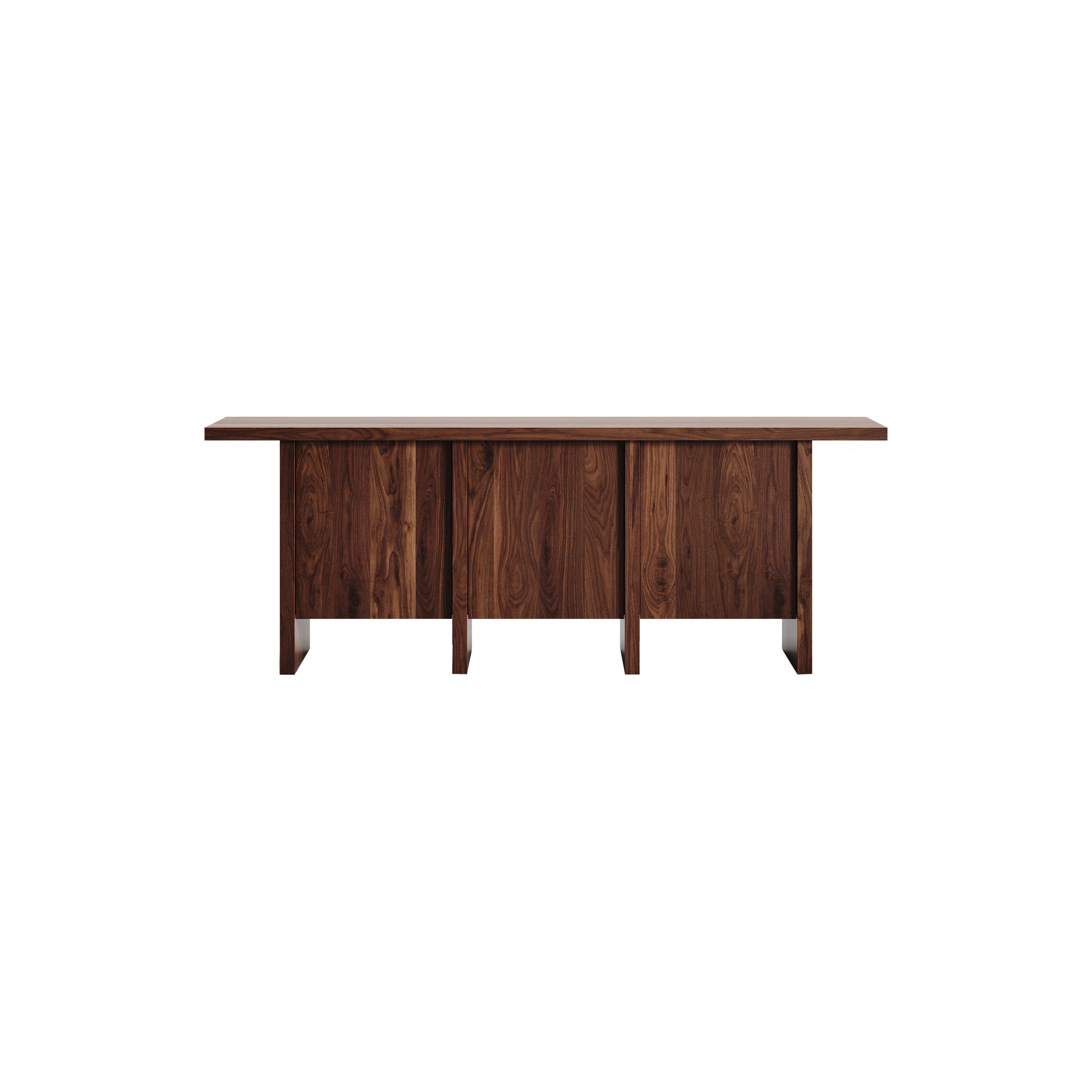 Edda Credenza: 3 + Walnut