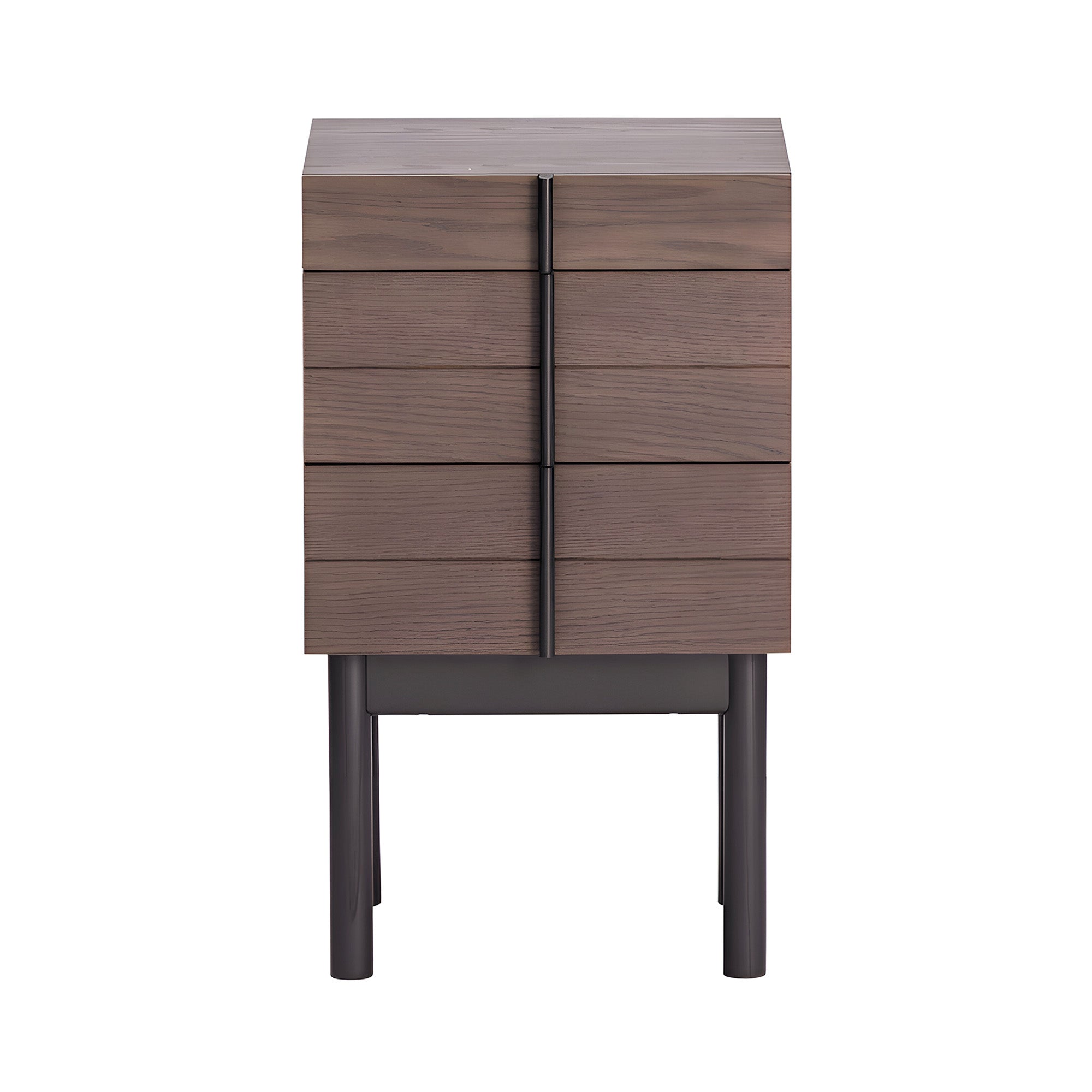 Column Night Table: Tall + Smoked Oak