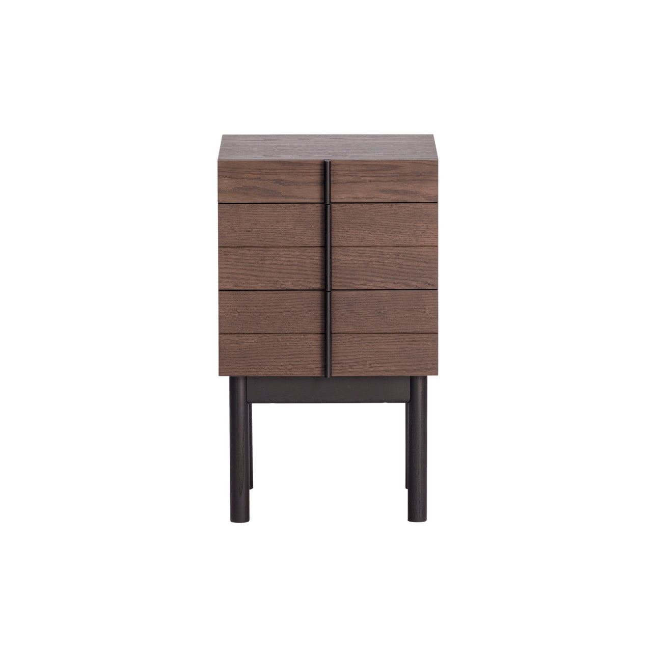 Column Night Table: Tall + Smoked Oak