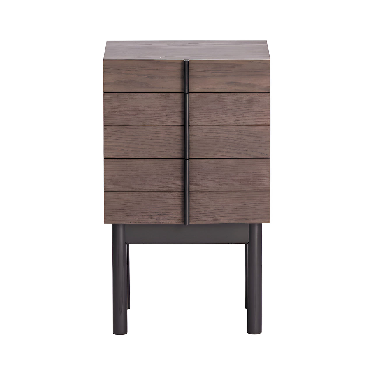 Column Night Table: Tall + Smoked Oak