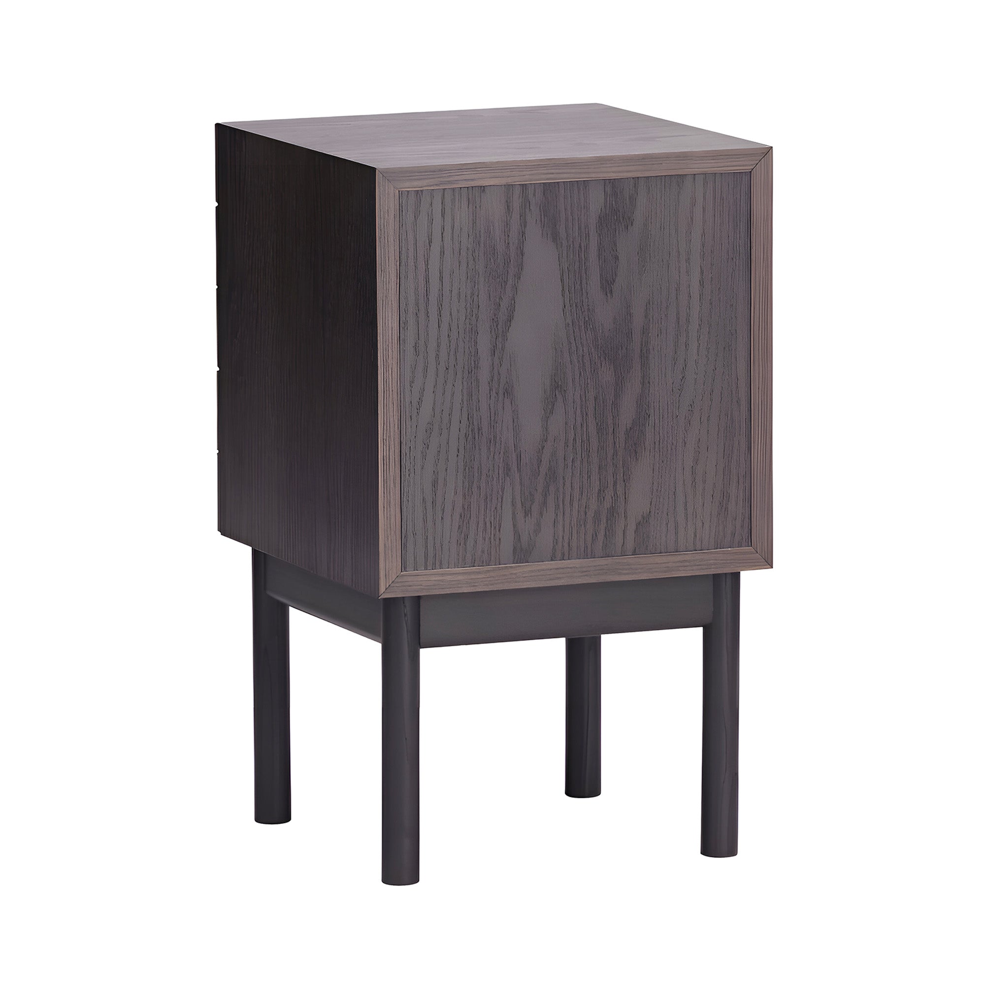 Column Night Table: Tall + Smoked Oak