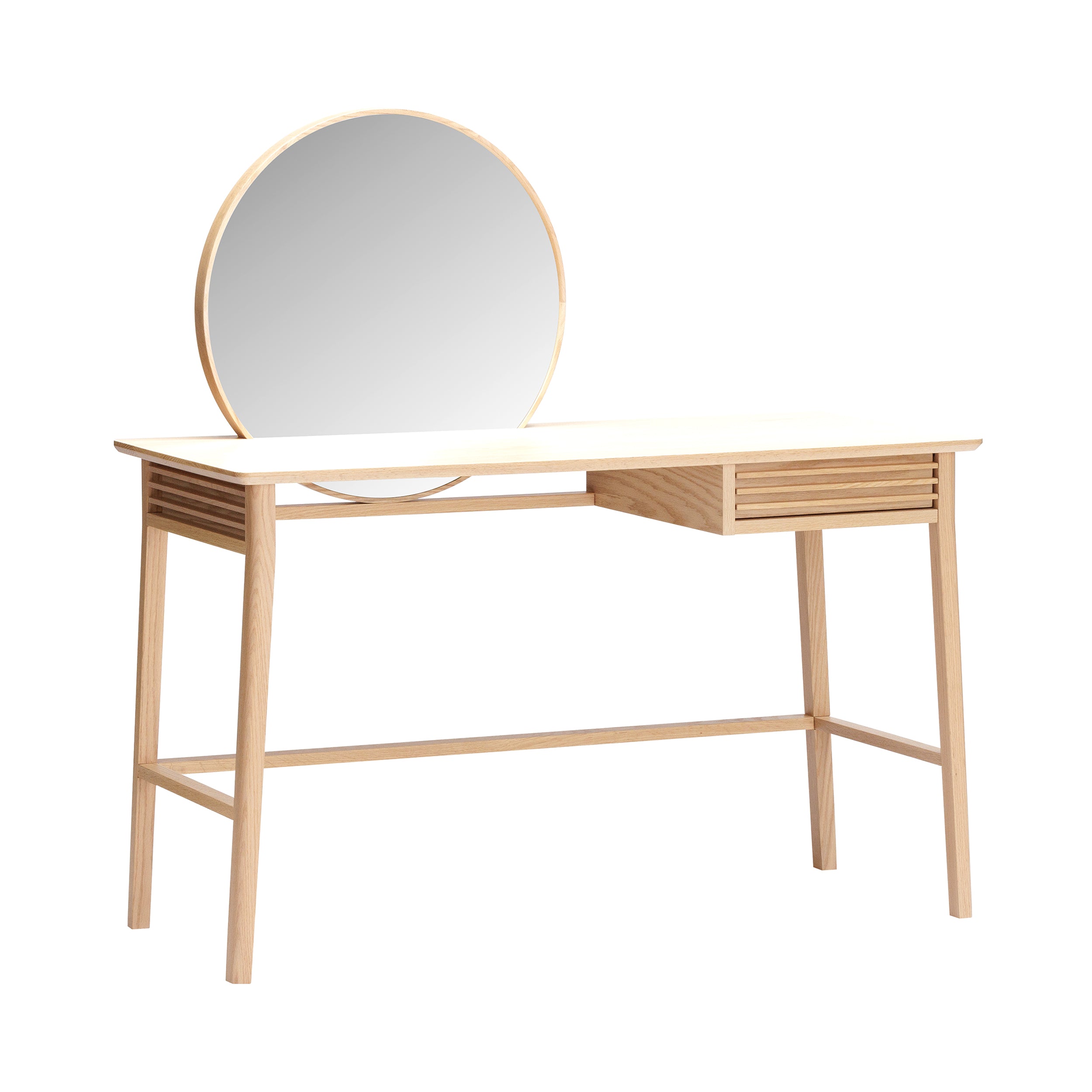 Hinode Dressing Table: White Oak