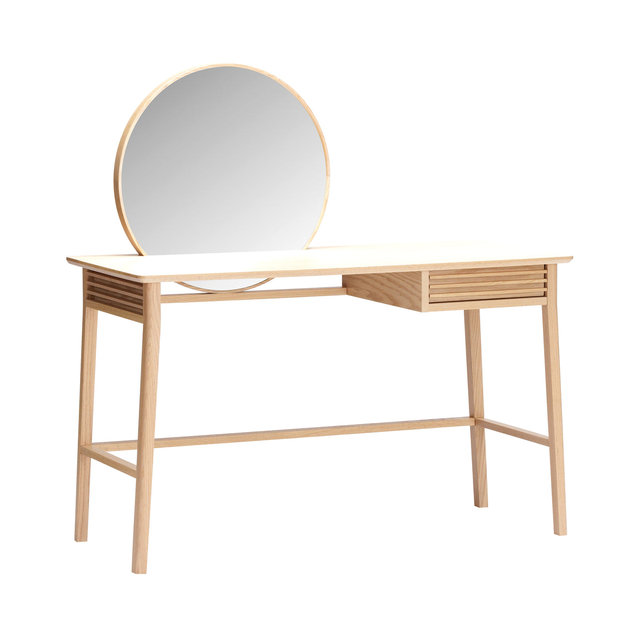 Hinode Dressing Table: White Oak
