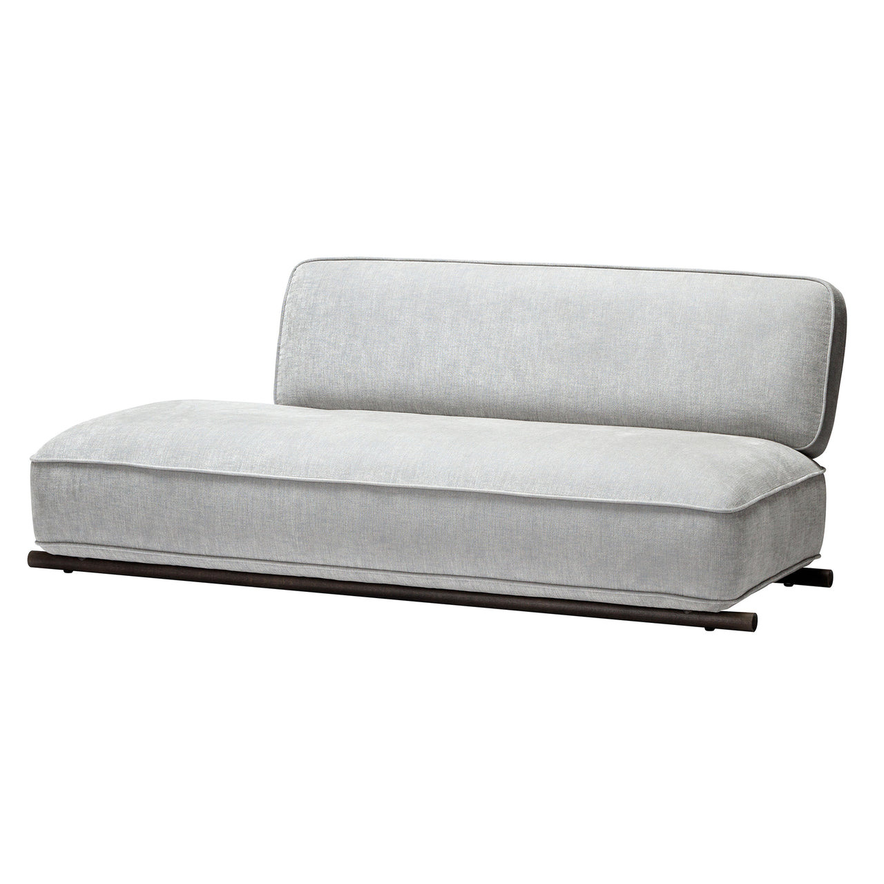 Hoyo 3 Seater Sofa: Right + Smoked Oak