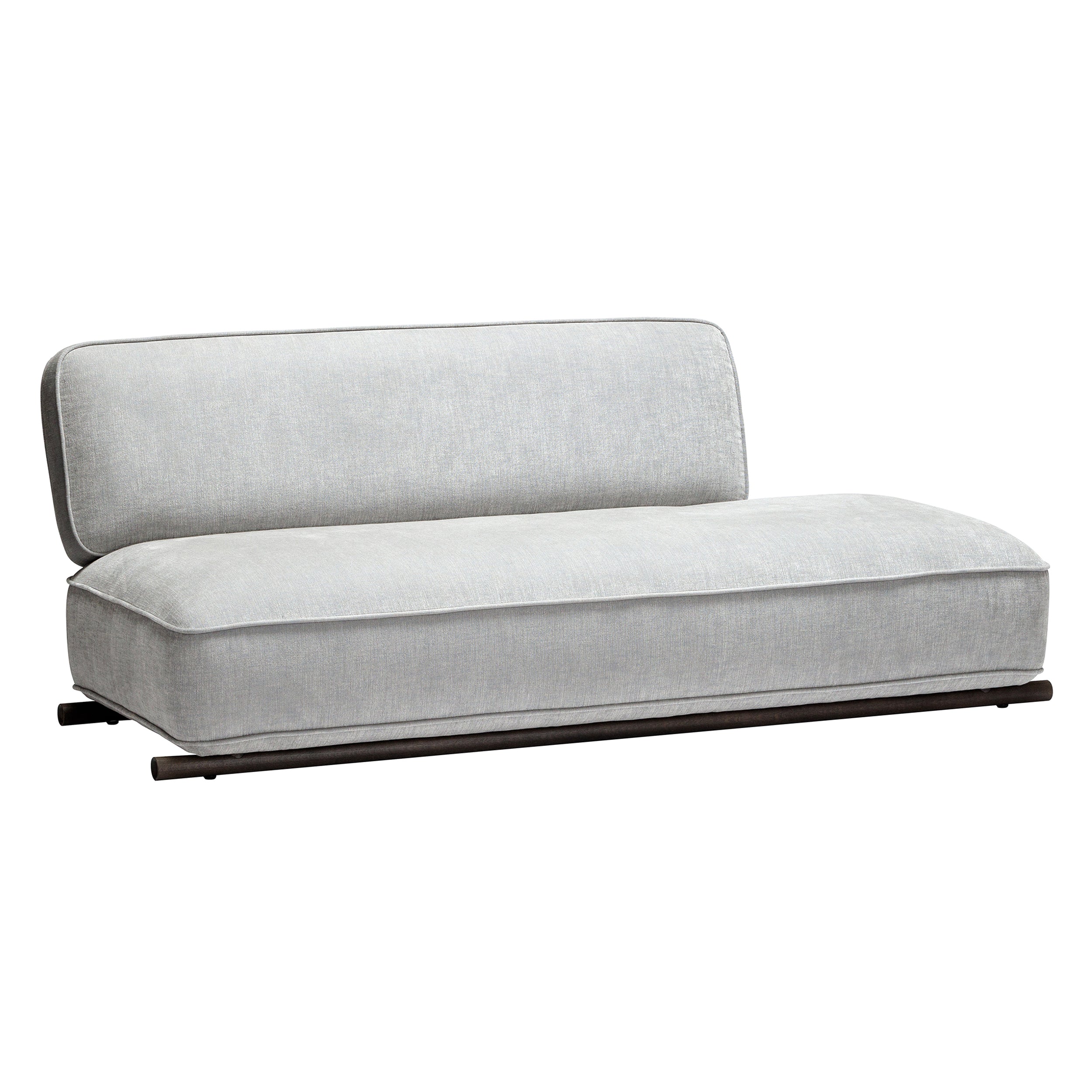 Hoyo 3 Seater Sofa: Left + Smoked Oak