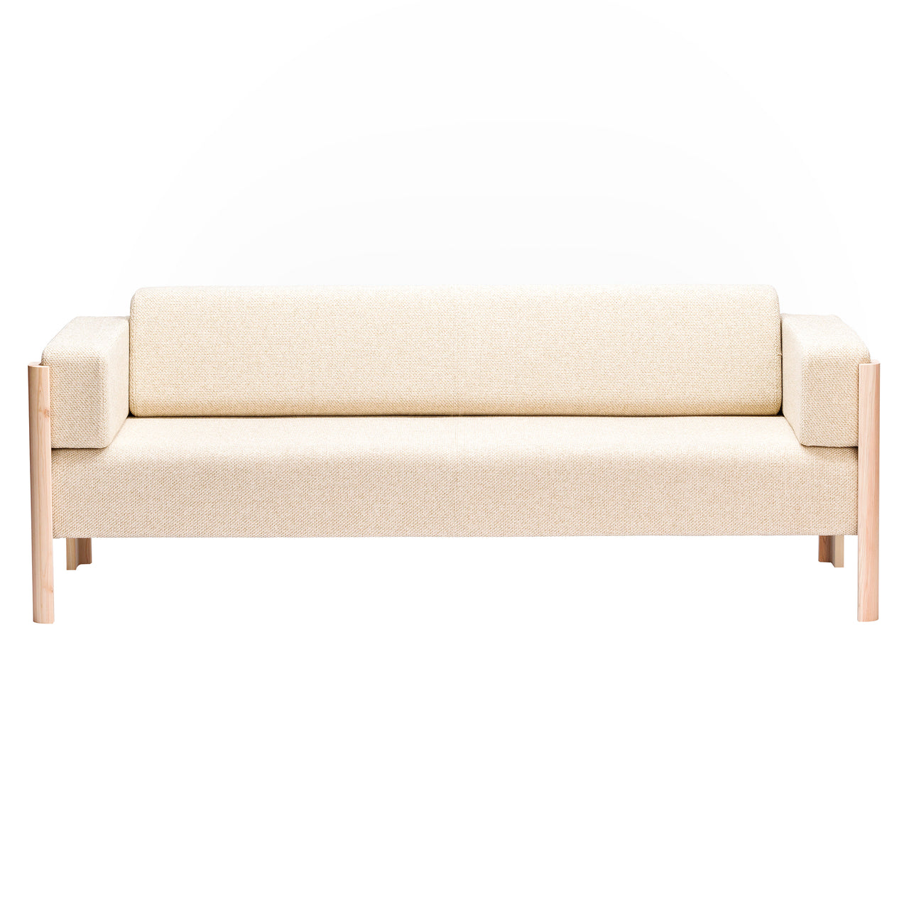 Tonbo 3 Seater Sofa: Natural Hinoki