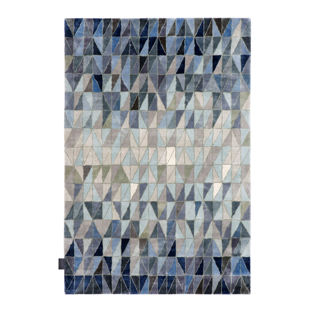 Wedge Rug: Blue