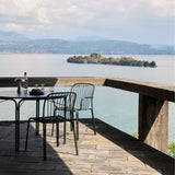 Thorvald SC94 Stacking Outdoor Side Chair with Cushion: Set of 2
