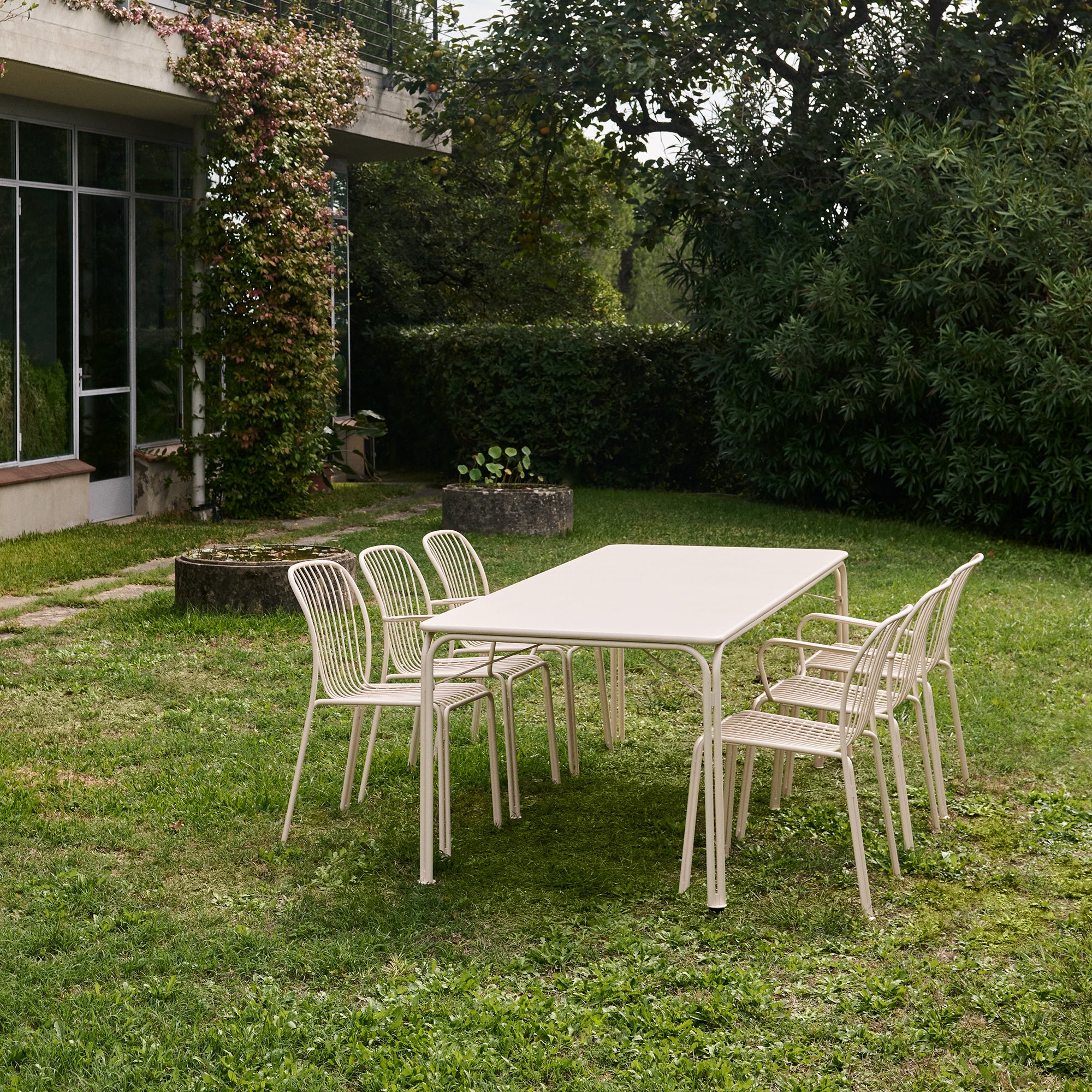 Thorvald SC94 Stacking Outdoor Side Chair: Set of 2