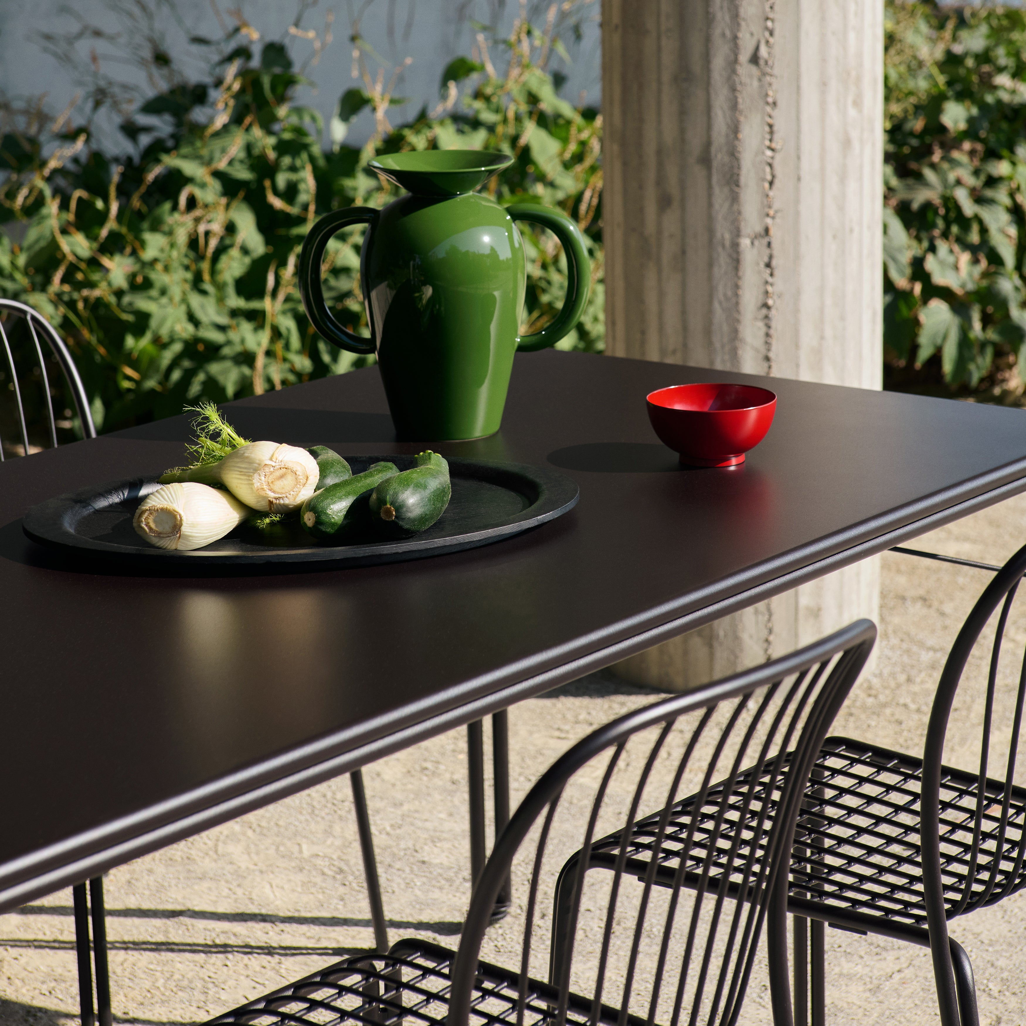 Thorvald SC99 Outdoor Dining Table: Rectangle