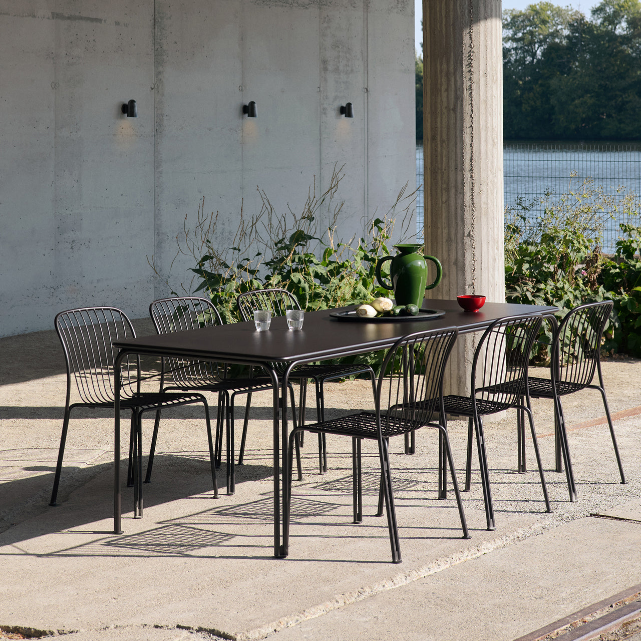 Thorvald SC94 Stacking Outdoor Side Chair: Set of 2