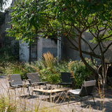 Ville AV44 + AV45 Outdoor Stacking Lounge Chair: Set of 2