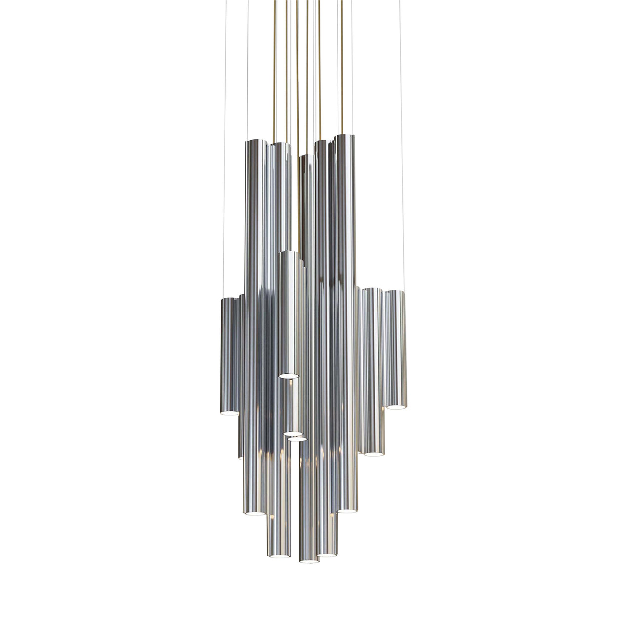 Silo Atelier 02 Suspension Lamp: Mirror Polished Aluminum