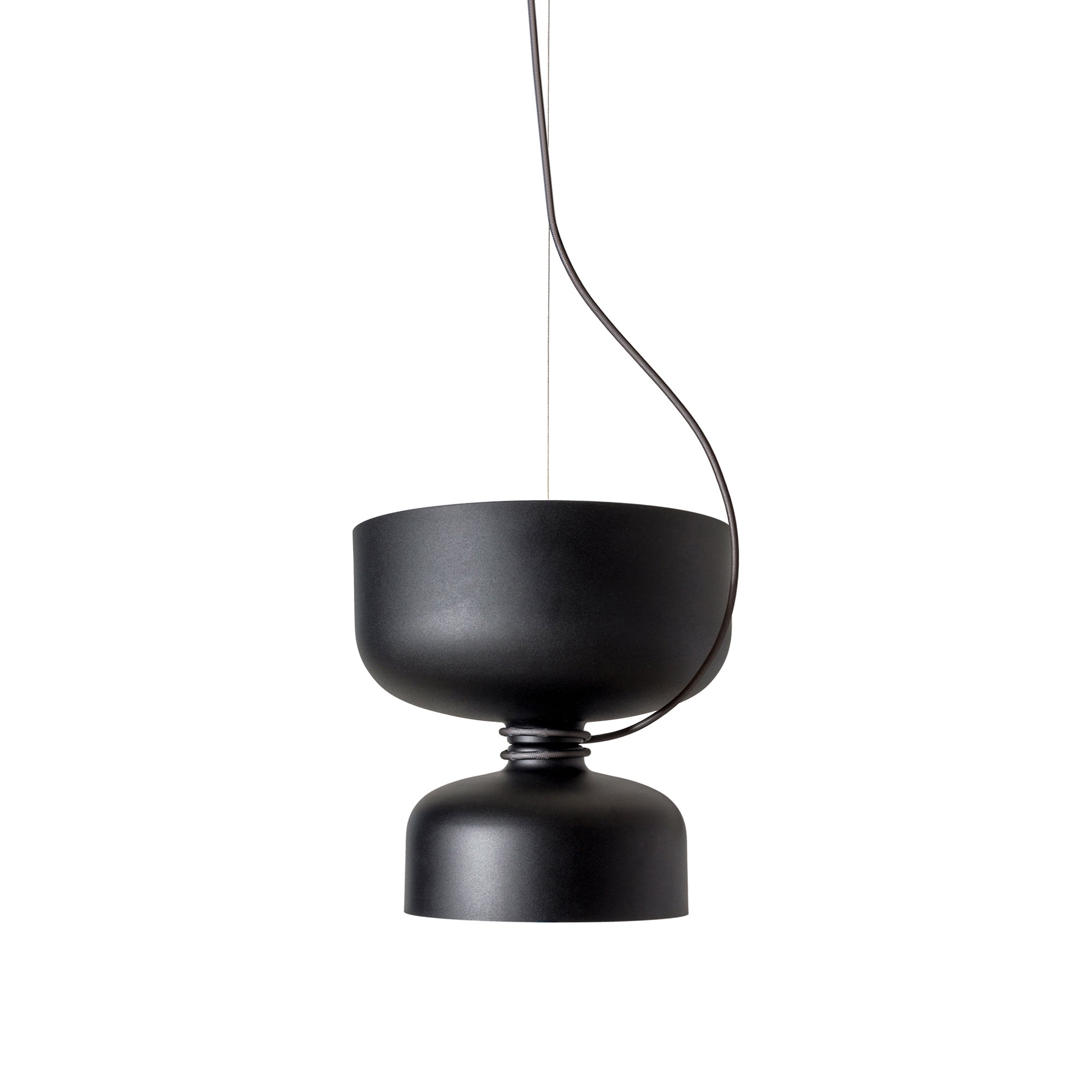 Spotlight Volumes Pendant Light: A+B + Black