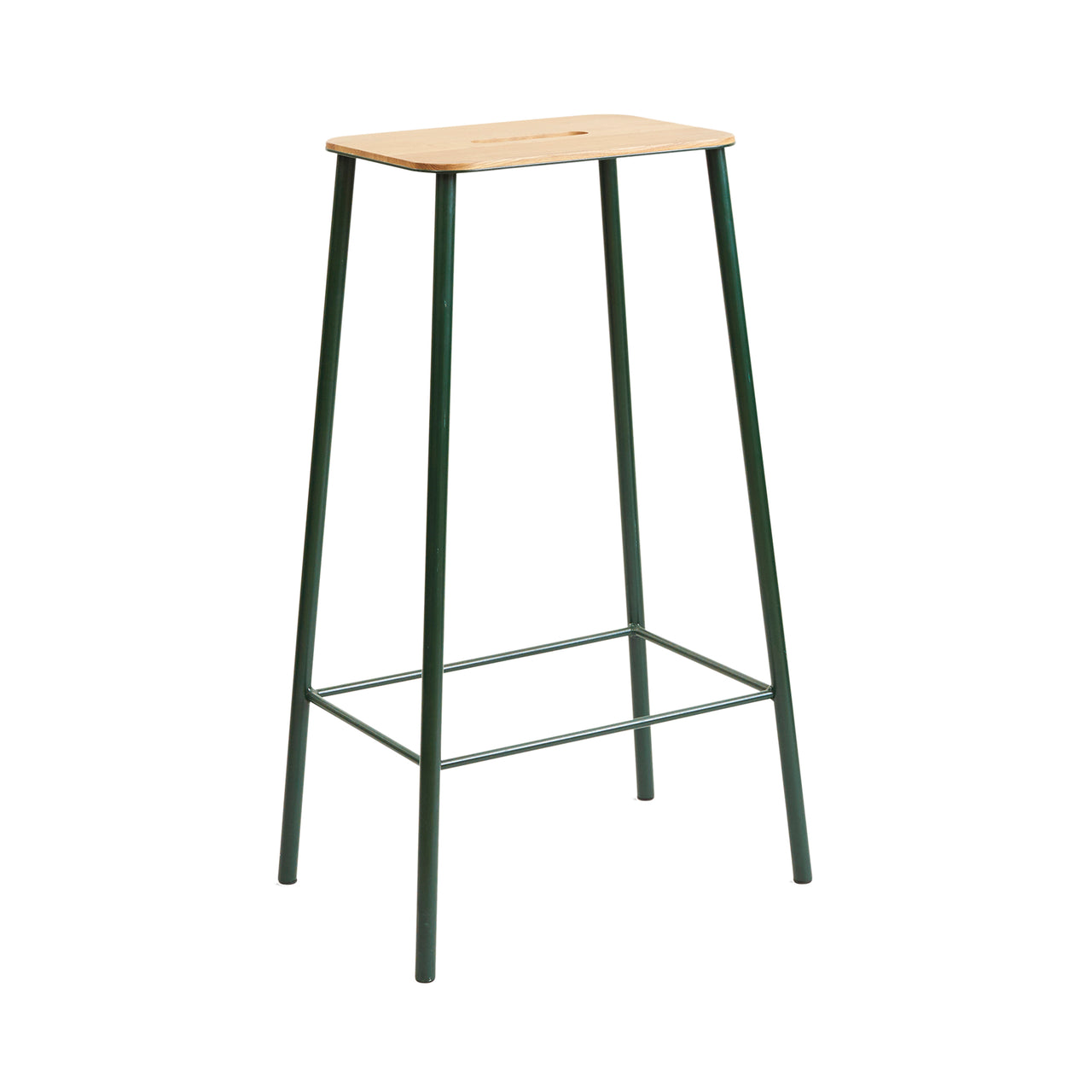 Adam Stool: Bar + Sill Green