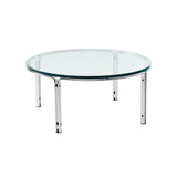 HB 110 Coffee Table: Glass + Small - 35.4