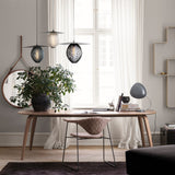 Masculo Dining Chair: Sledge Base