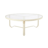 Adnet Circular Coffee Table: Large - 39.4