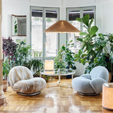 Adnet Circular Coffee Table: LS