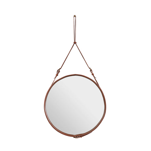 Adnet Circular Wall Mirror: Large - 27.6