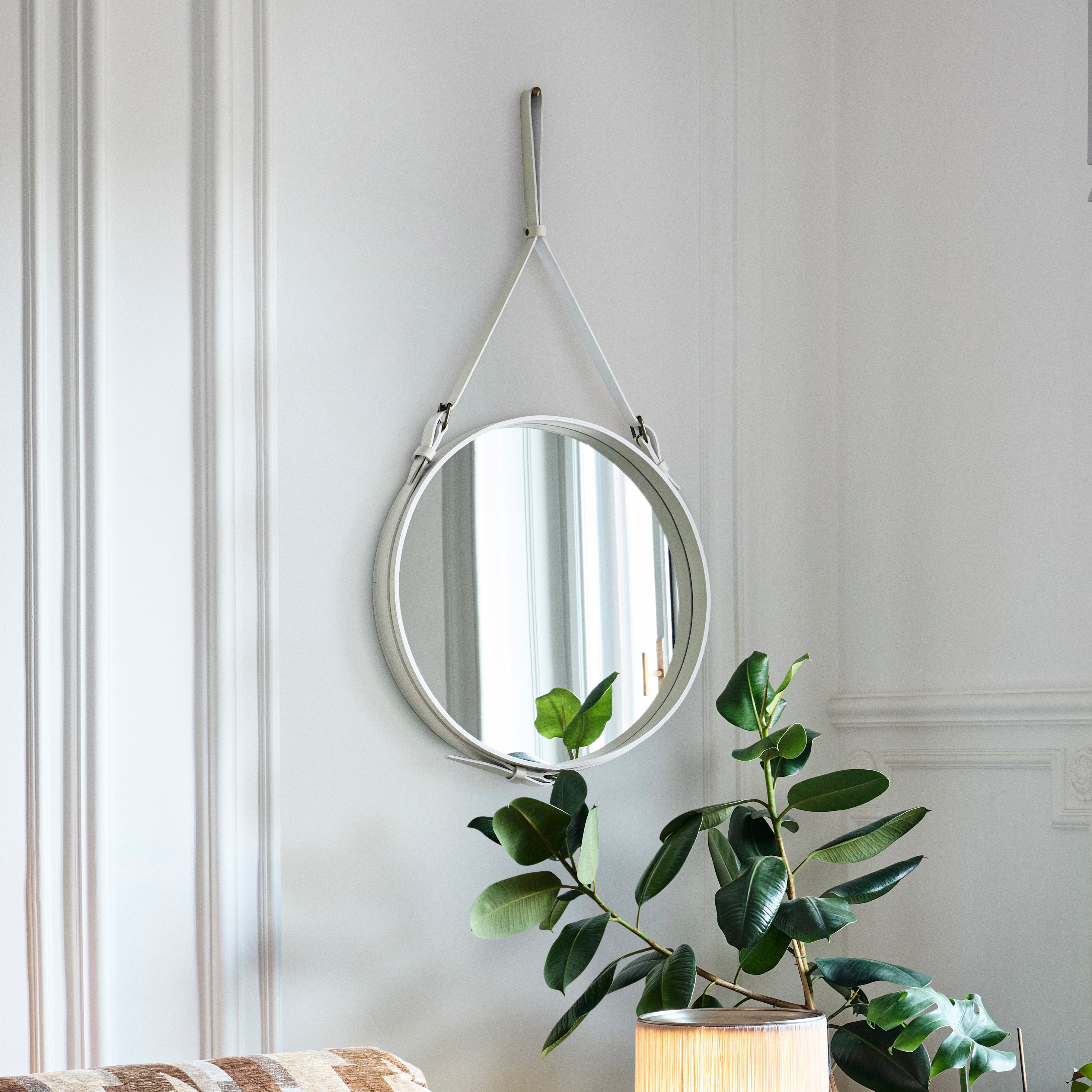 Adnet Circular Wall Mirror: LS