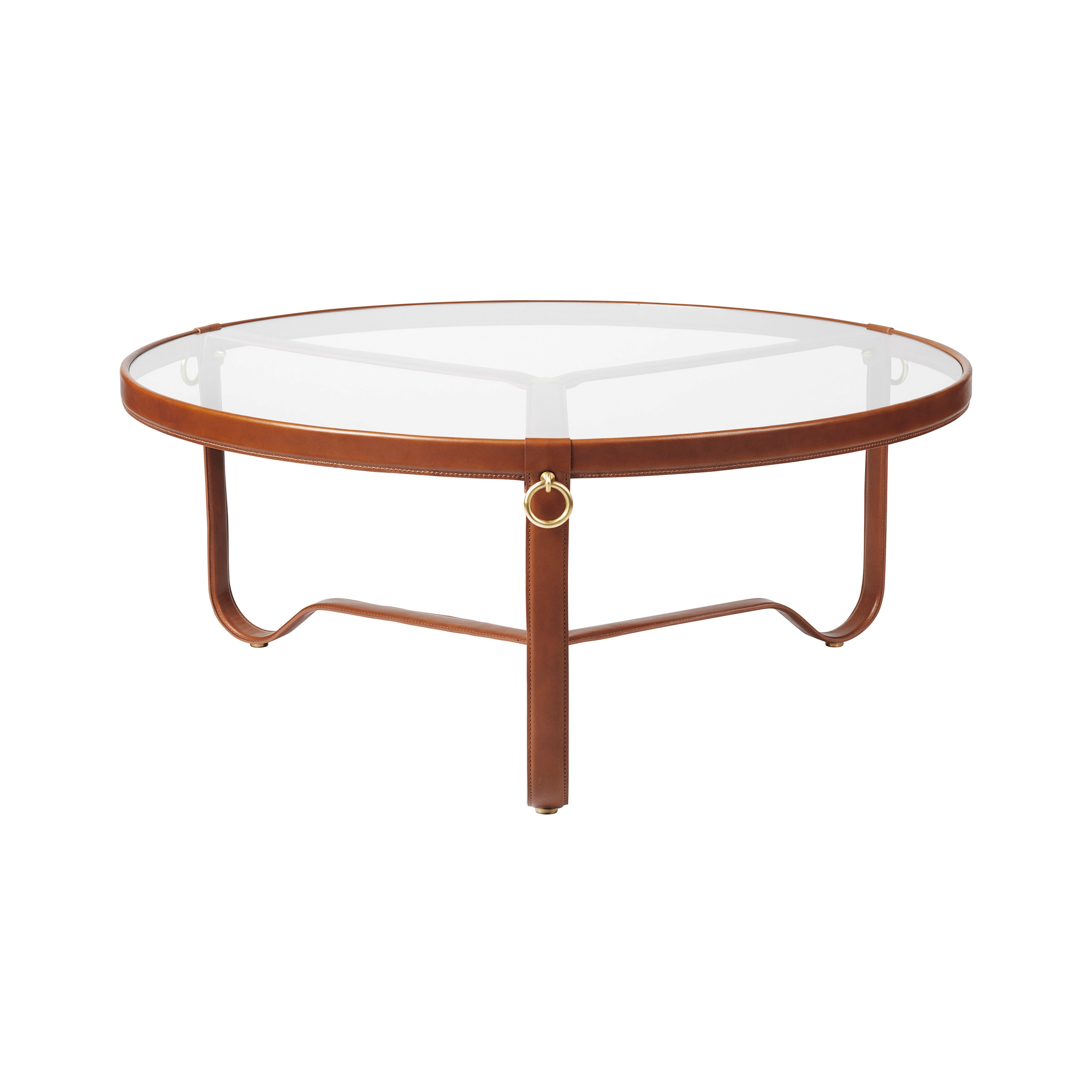 Adnet Circular Coffee Table: Large - 39.4