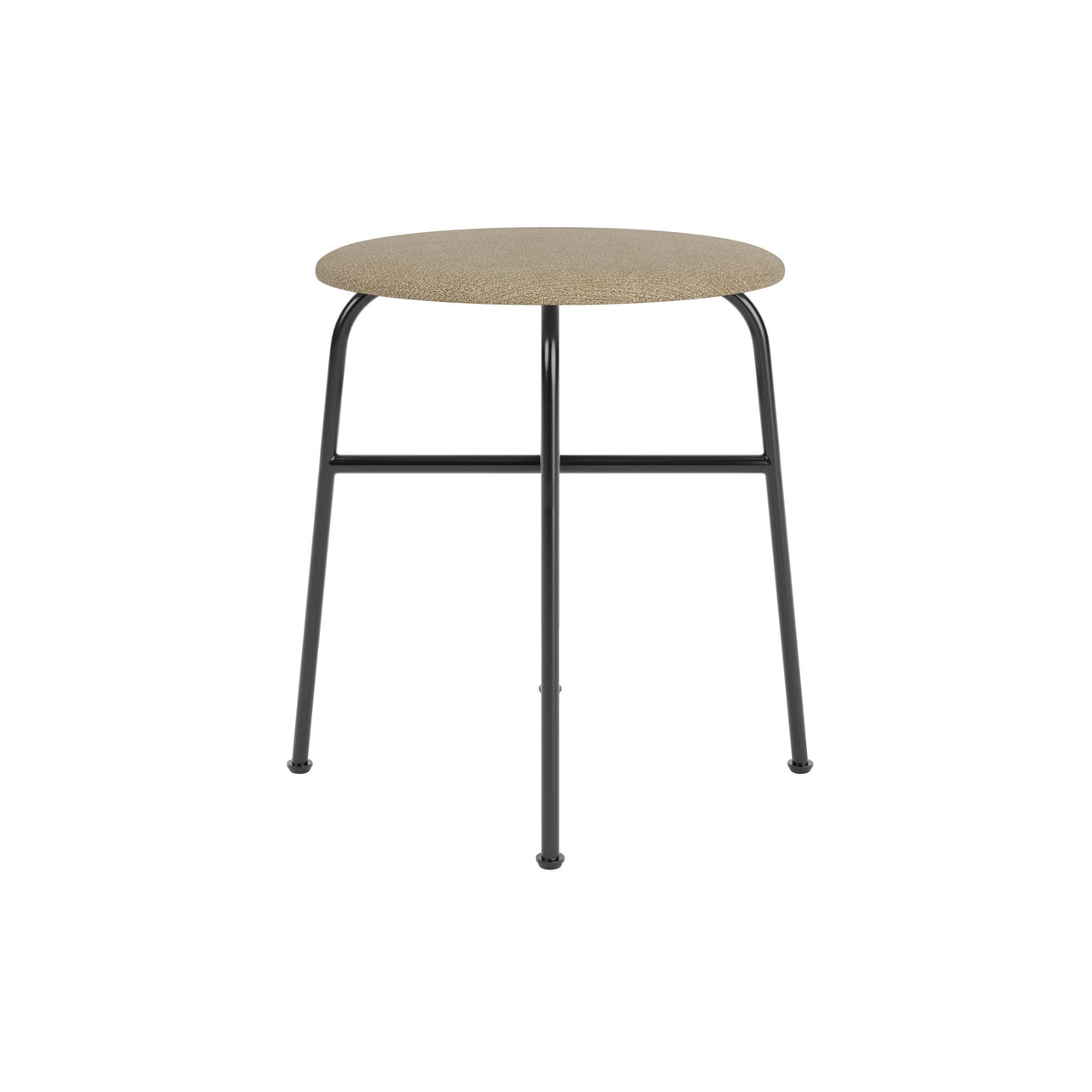 Afteroom Stool: Upholstered: Boucle 02