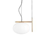 Alba Suspension Lamp: 1 + Satin Brass 