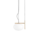 Alba Suspension Lamp: 1 + Satin Brass 