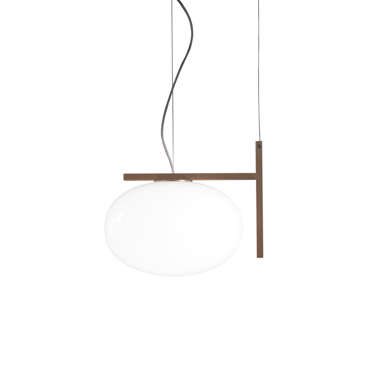 Alba Suspension Lamp: 1 + Anodic Bronze