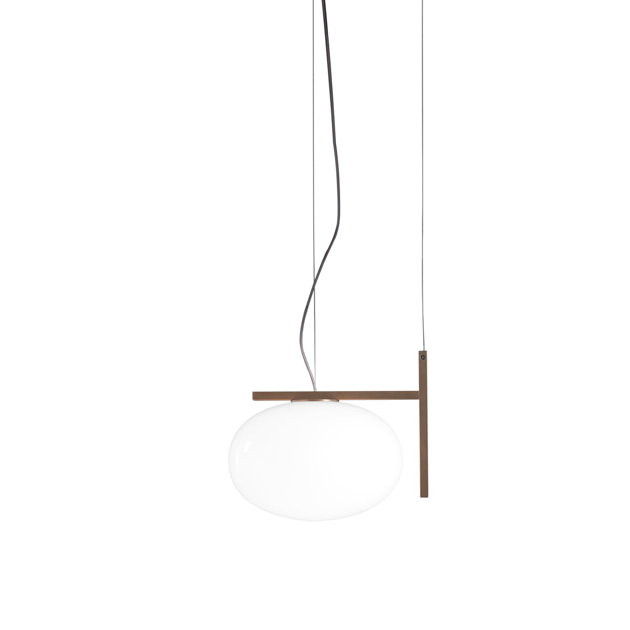 Alba Suspension Lamp: 1 + Anodic Bronze