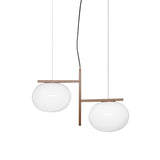 Alba Suspension Lamp: 2 + Anodic Bronze 