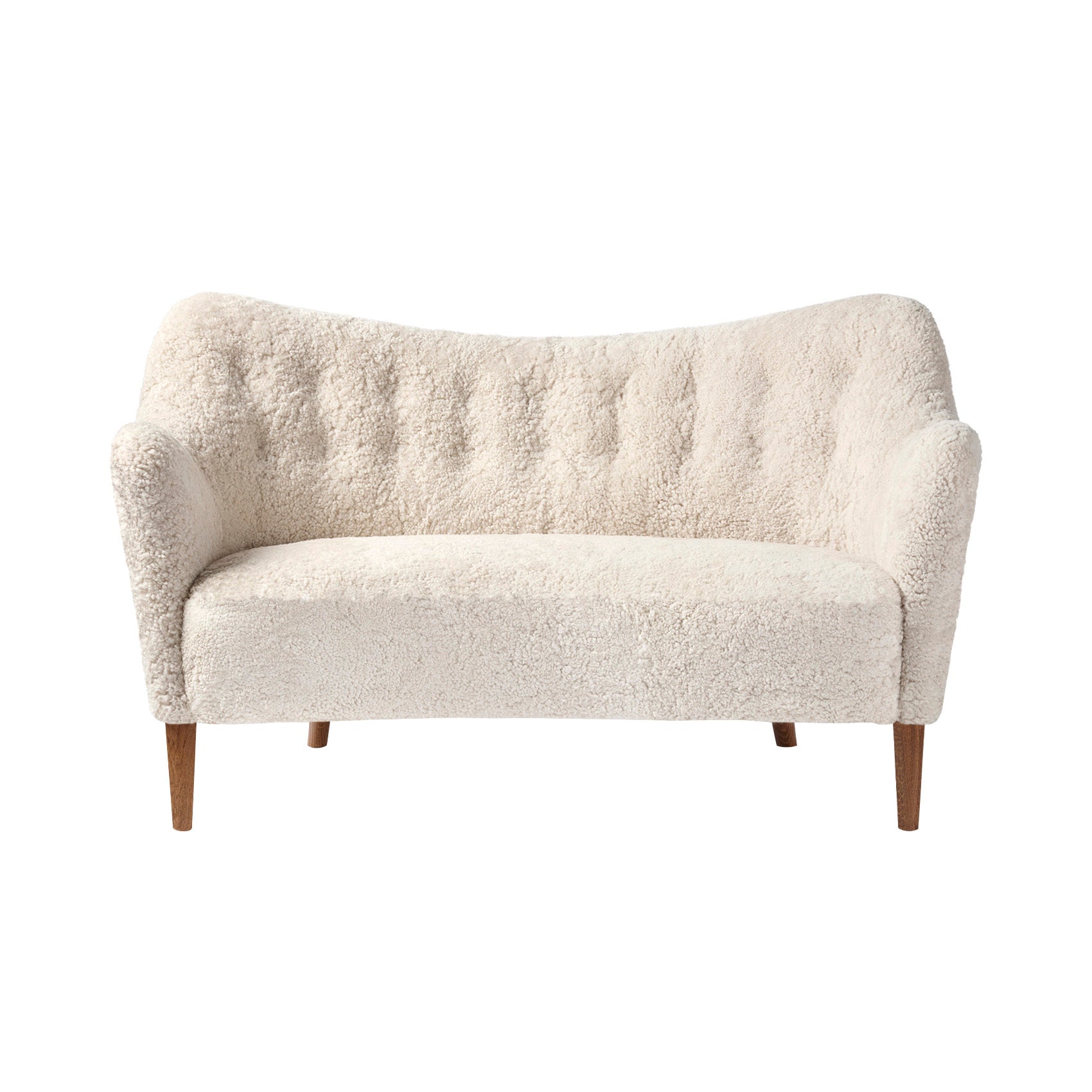 Tisso Sofa: 2 Seater + Walnut