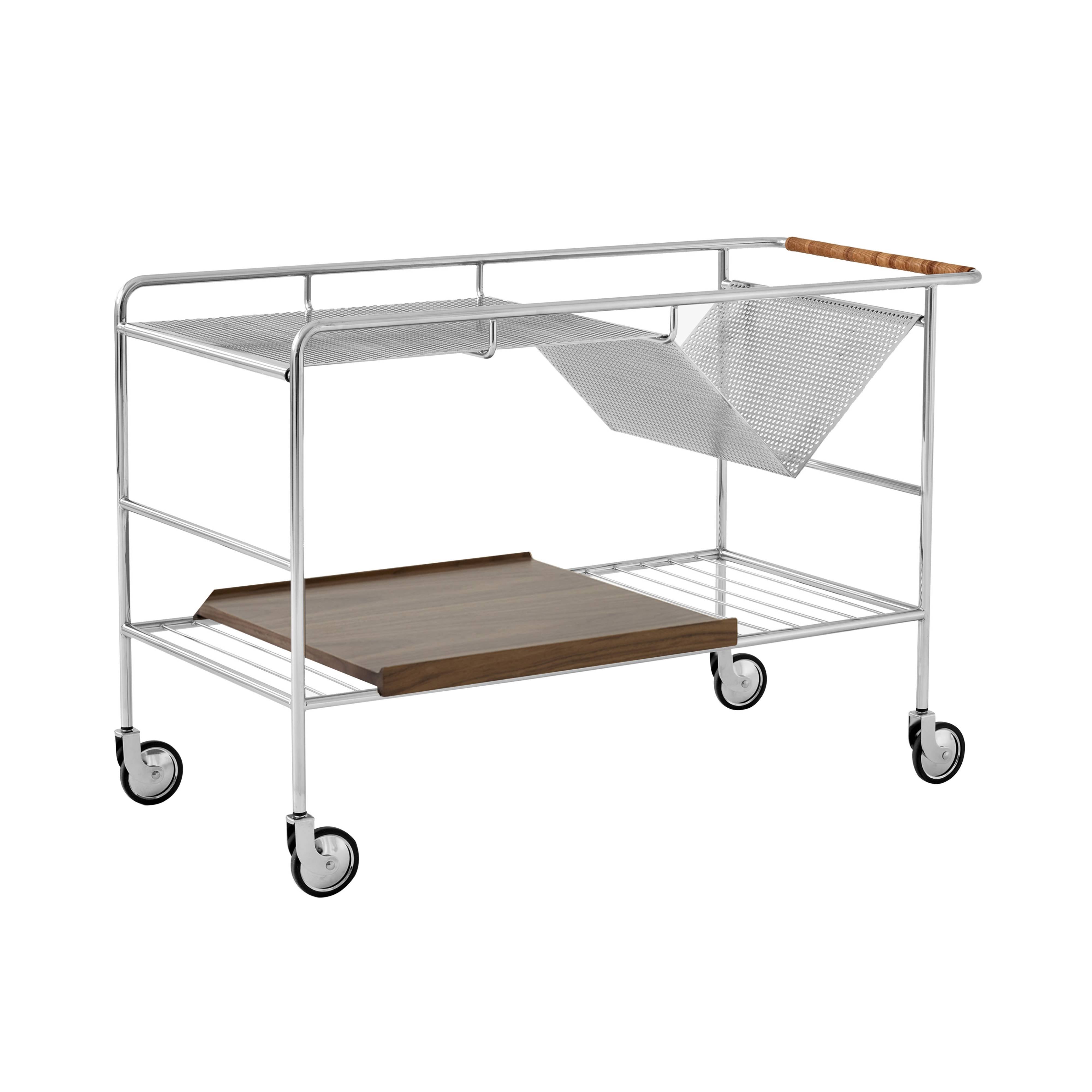 Alima Trolley NDS1: Chrome + Lacquered Wlanut