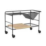 Alima Trolley NDS1: Matt Black + Lacquered Oak