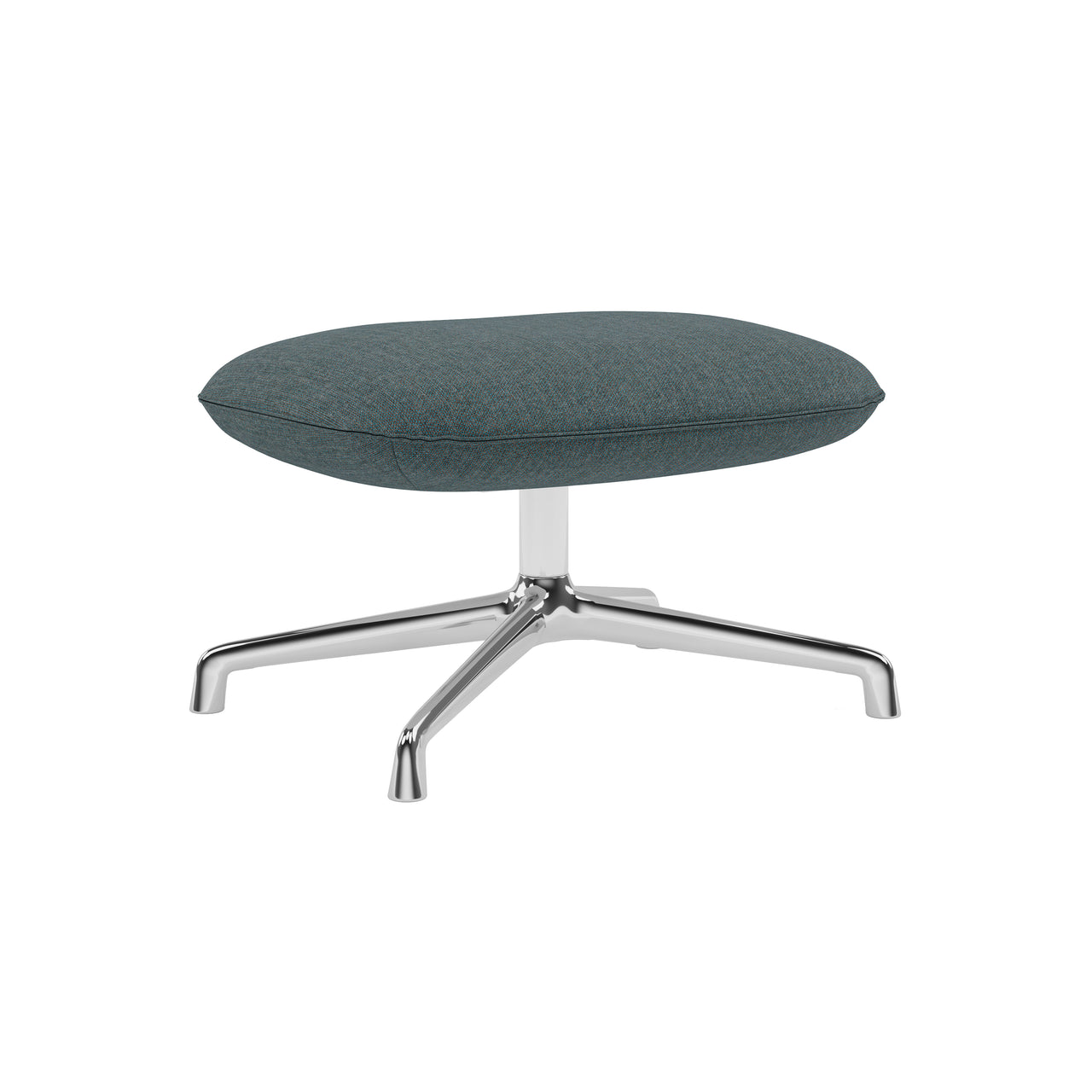 Doze Ottoman: Swivel Base + Aluminum