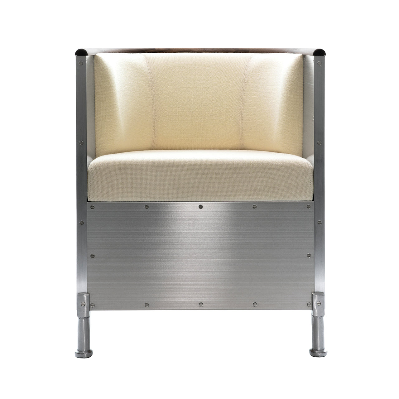 Aluminum Chair: Polished Aluminum + Tarnsjo Leather Natural