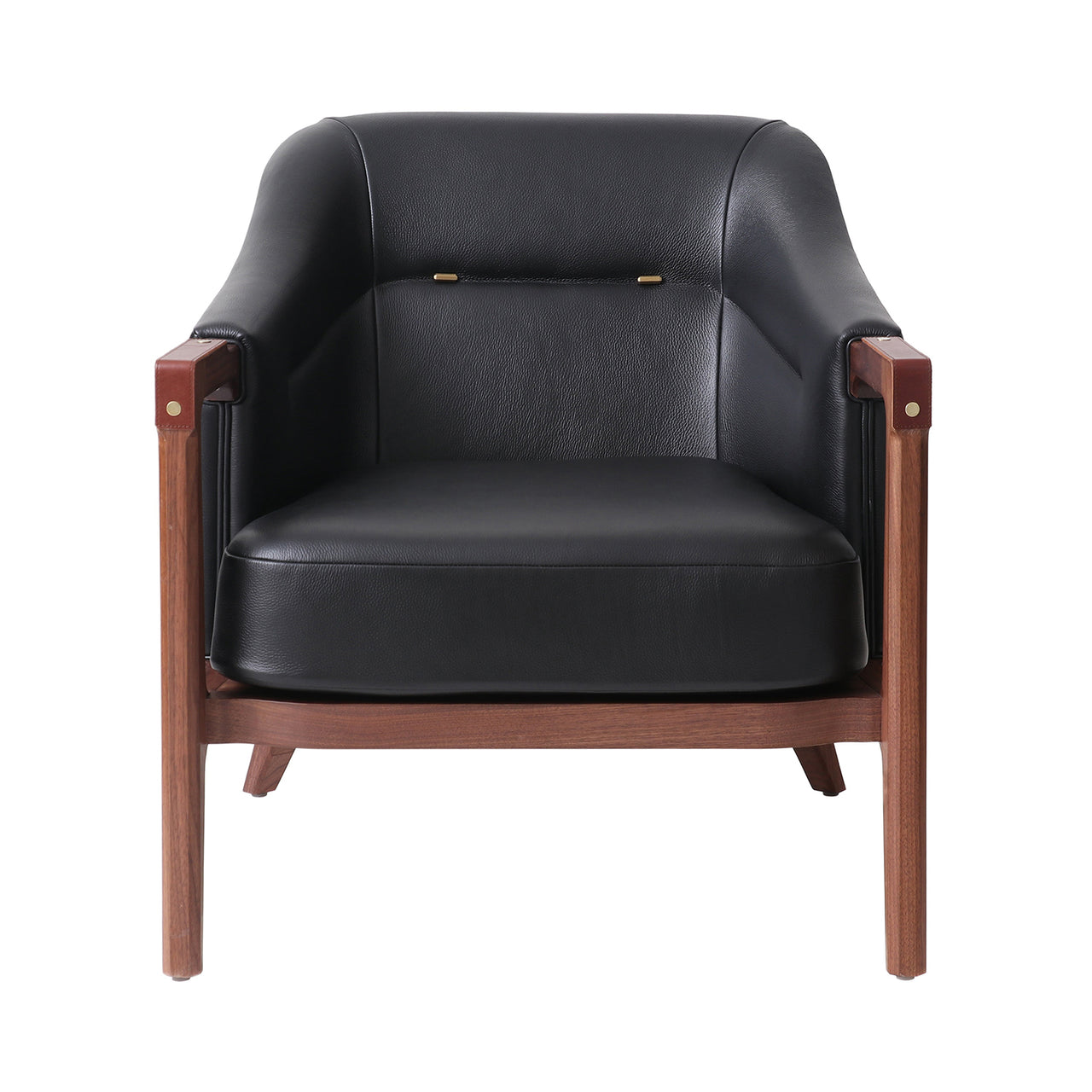 Brightliner Alva Club Chair: Natural Walnut