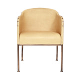 Ambassad Easy Chair: Copperd + Tarnsjo Leather Natural