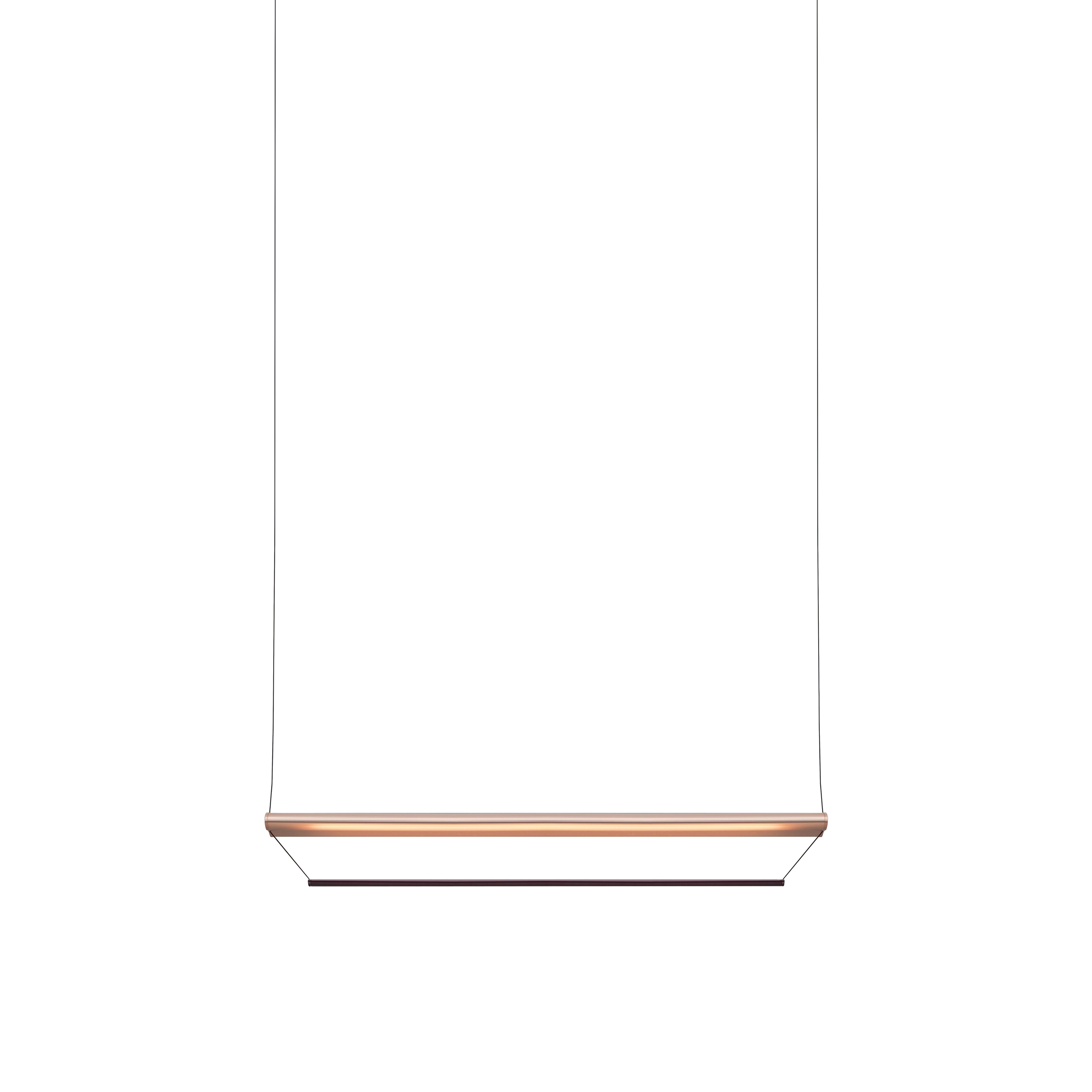 Tier 150 Pendant Light: Anodized Copper + Amethyst