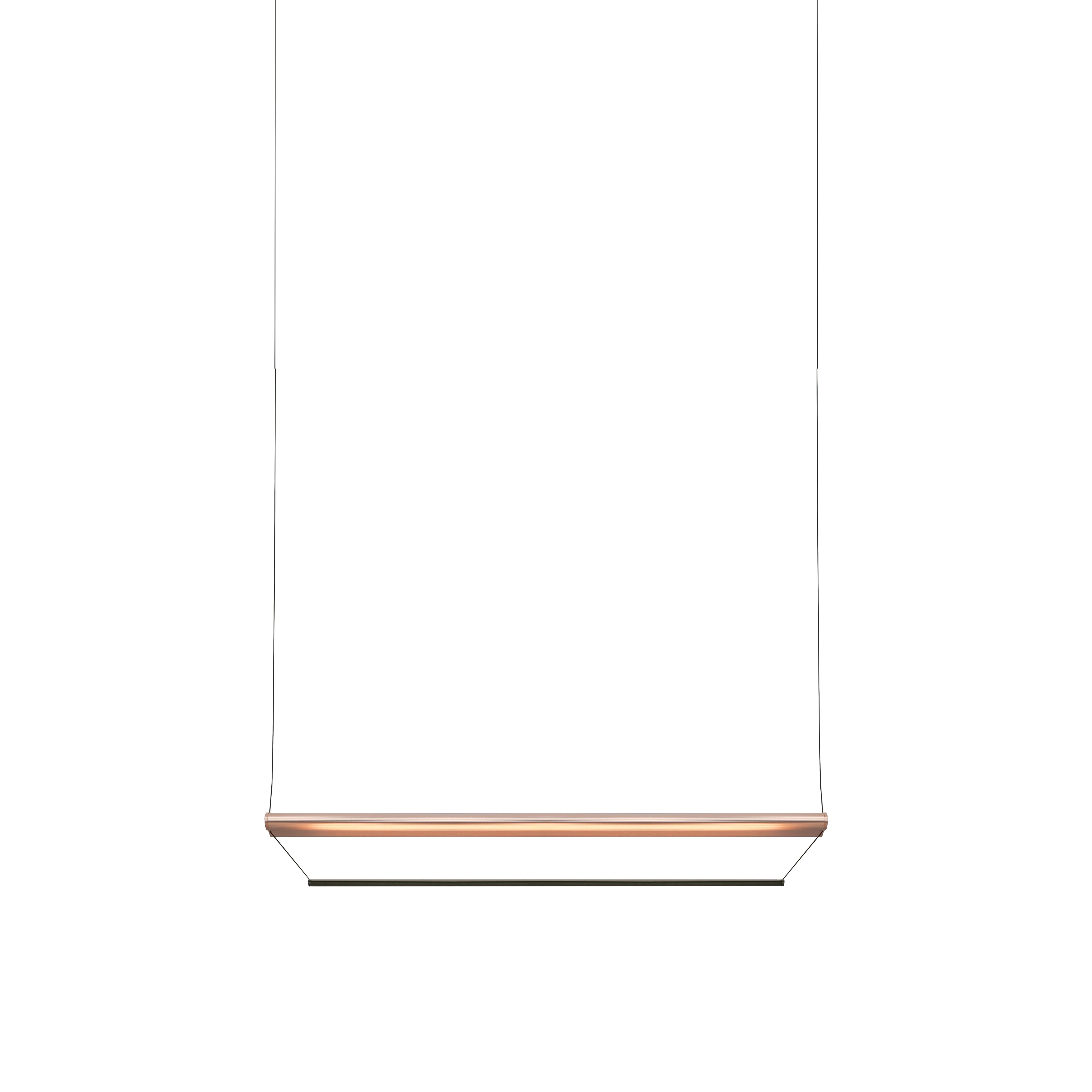 Tier 150 Pendant Light: Anodized Copper + Emerald