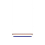Tier 100 Pendant Light: Anodized Copper + Sapphire