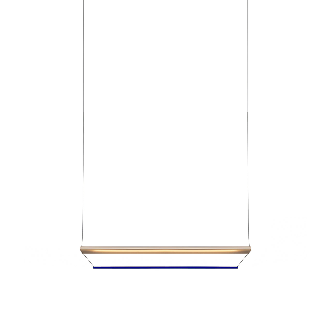 Tier 150 Pendant Light: Anodized Gold + Sapphire